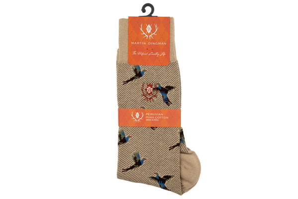 Pheasant Peruvian Pima Cotton Socks