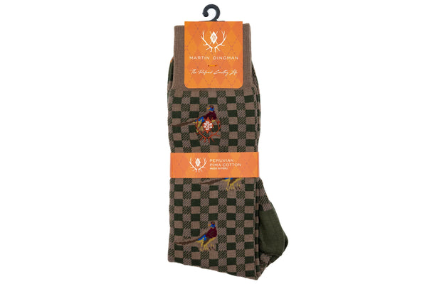 Pheasant Peruvian Pima Cotton Socks