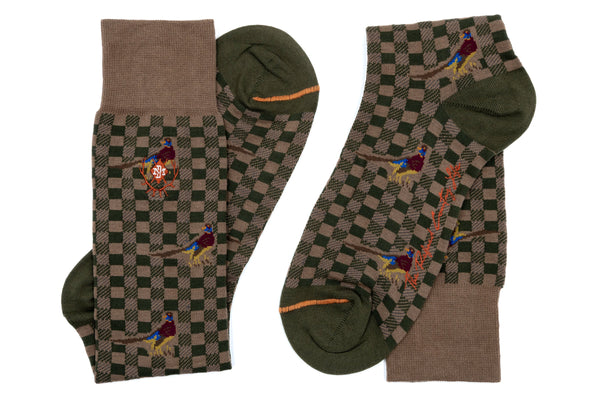 Pheasant Peruvian Pima Cotton Socks