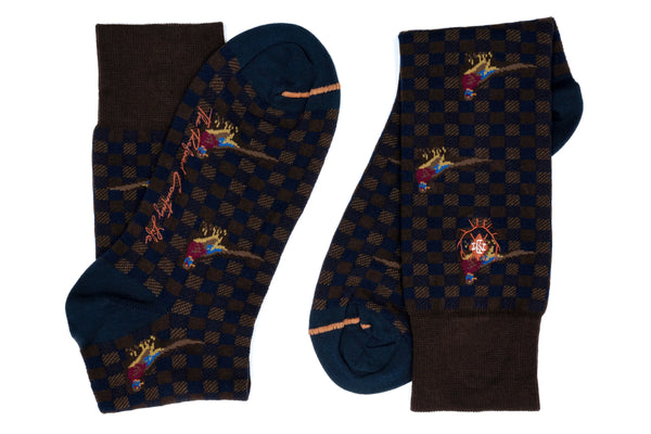 Pheasant Peruvian Pima Cotton Socks