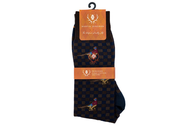 Pheasant Peruvian Pima Cotton Socks