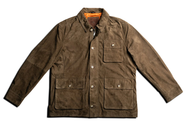 Greystone Lightweight Goat Suede Safari Jacket