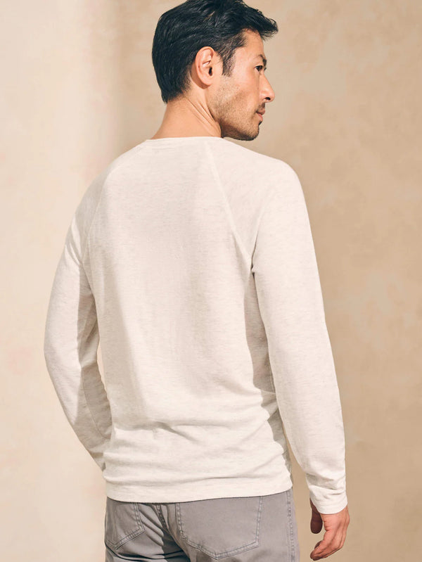 Long Sleeve Newport Cloud Henley