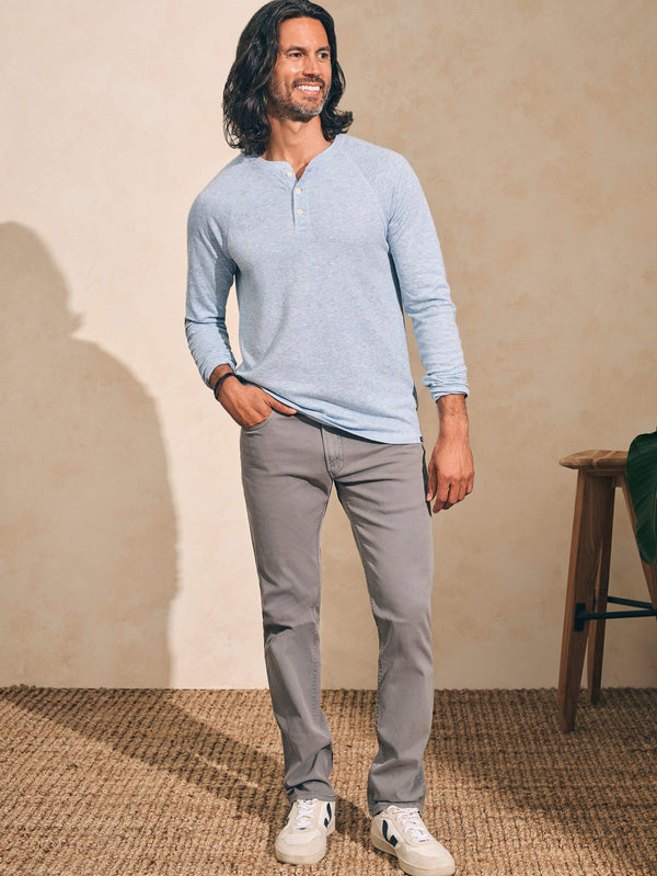 Long Sleeve Newport Cloud Henley