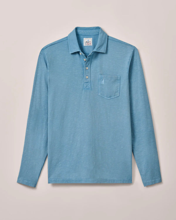 Coastal Wash Long Sleeve Original 4-Button Polo
