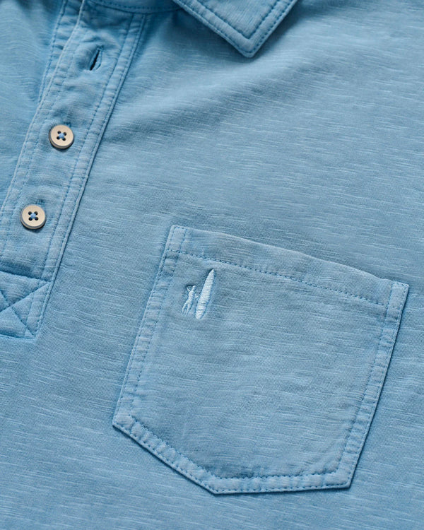Coastal Wash Long Sleeve Original 4-Button Polo