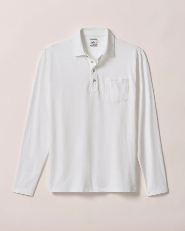 Coastal Wash Long Sleeve Original 4-Button Polo