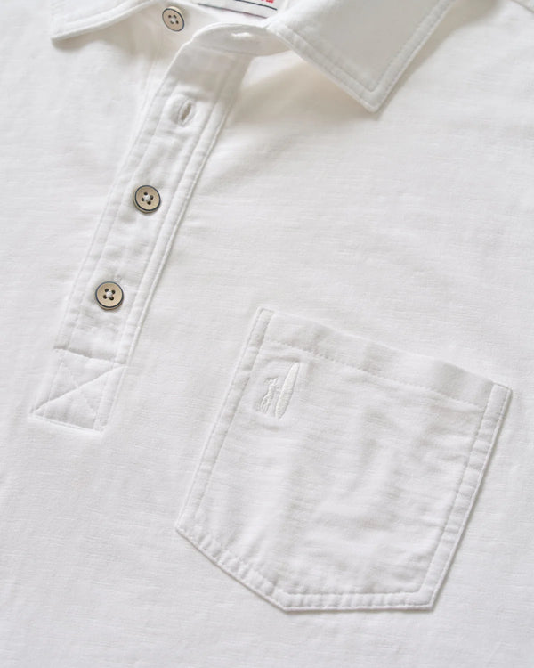Coastal Wash Long Sleeve Original 4-Button Polo