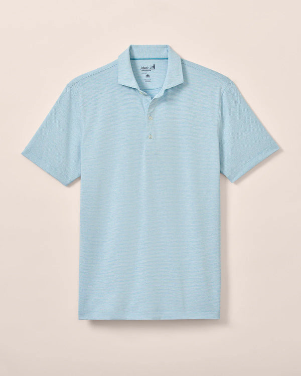 Lyndonn Stripe Performance Jersey Polo
