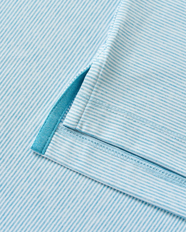 Lyndonn Stripe Performance Jersey Polo