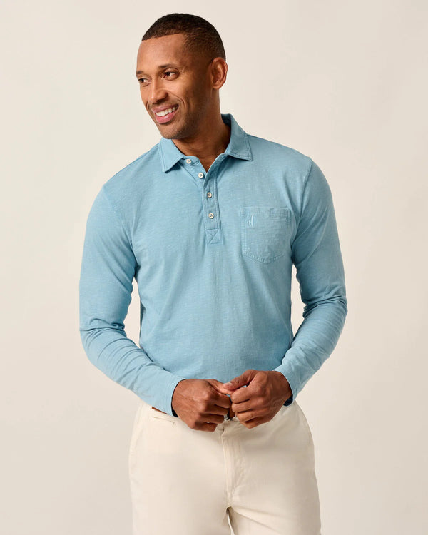 Coastal Wash Long Sleeve Original 4-Button Polo