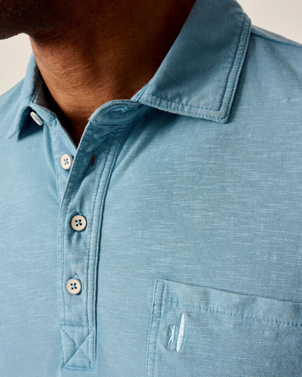 Coastal Wash Long Sleeve Original 4-Button Polo