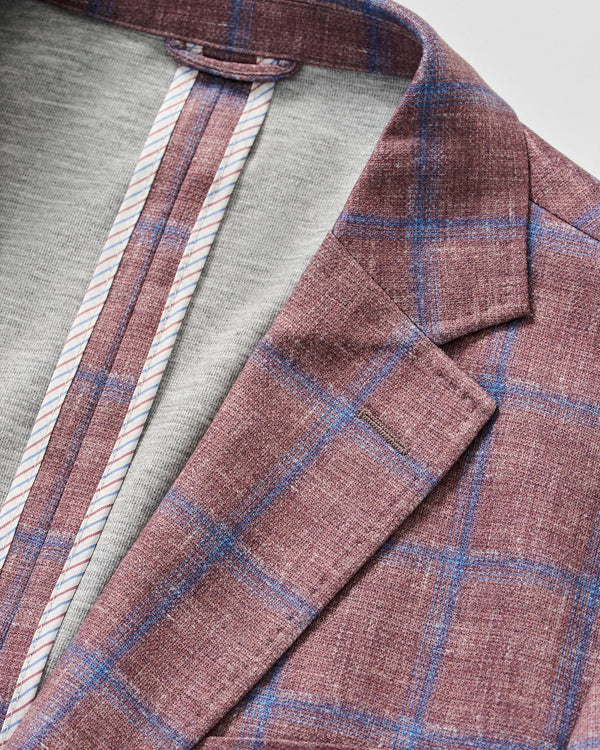 Abby Pane Printed Knit Stretch Sport Coat