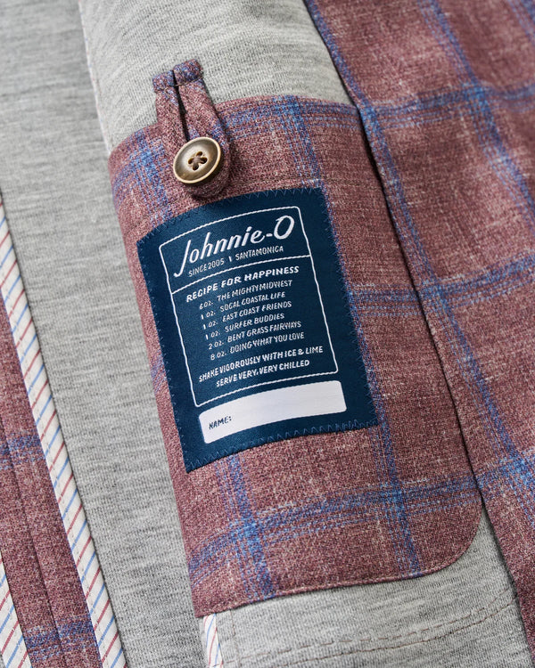 Abby Pane Printed Knit Stretch Sport Coat