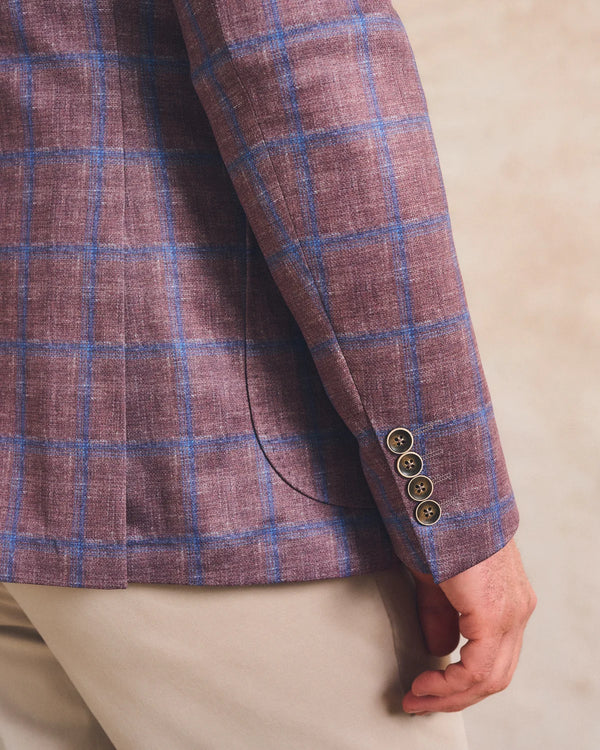 Abby Pane Printed Knit Stretch Sport Coat