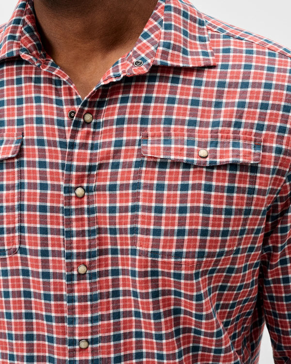 Check Snap Button Down