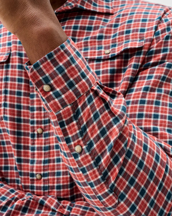 Check Snap Button Down