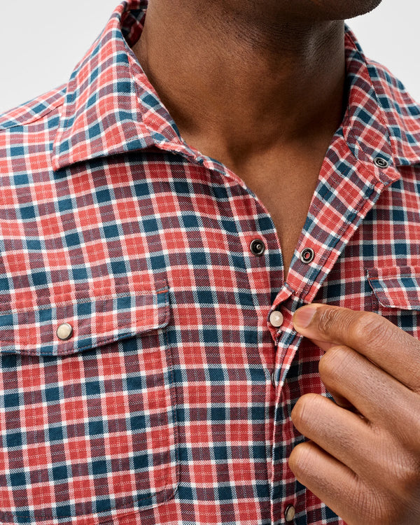 Check Snap Button Down
