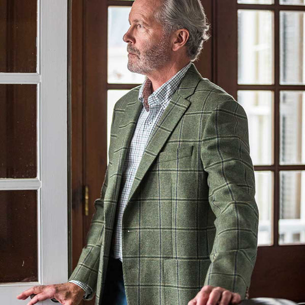 Forest Biome Windowpane Sport Coat