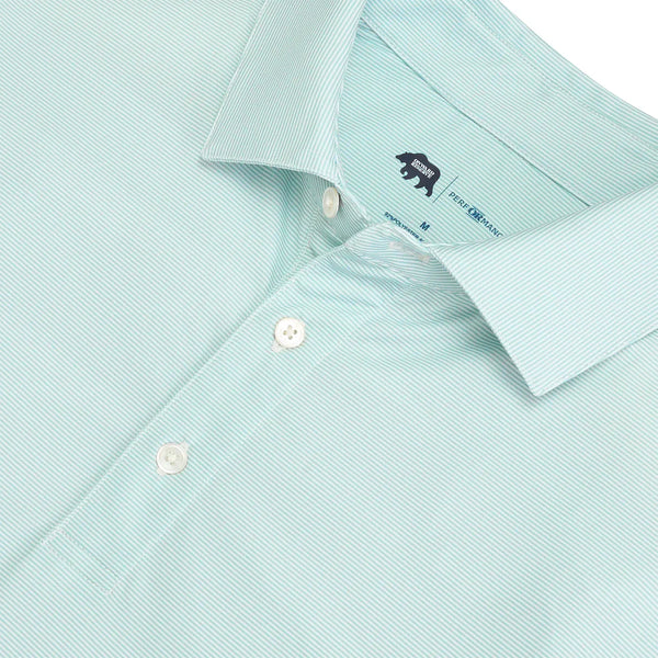 Hairline Stripe Performance Polo