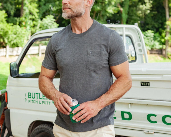 Slub Cotton Short Sleeve T-Shirt