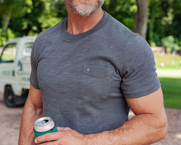 Slub Cotton Short Sleeve T-Shirt