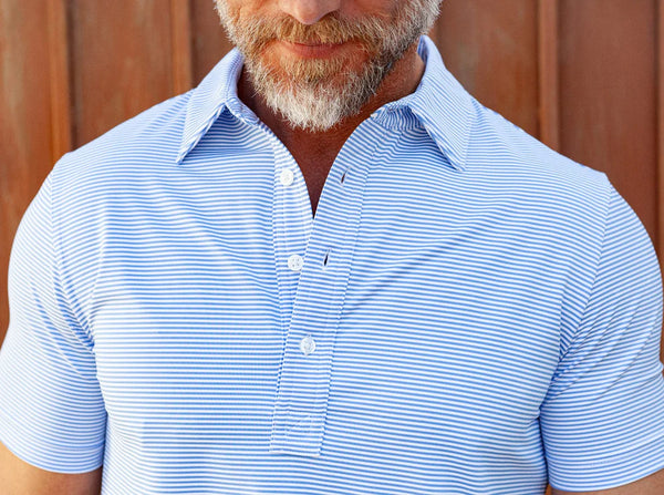 Hobby Stripe Performance Sport Range Polo