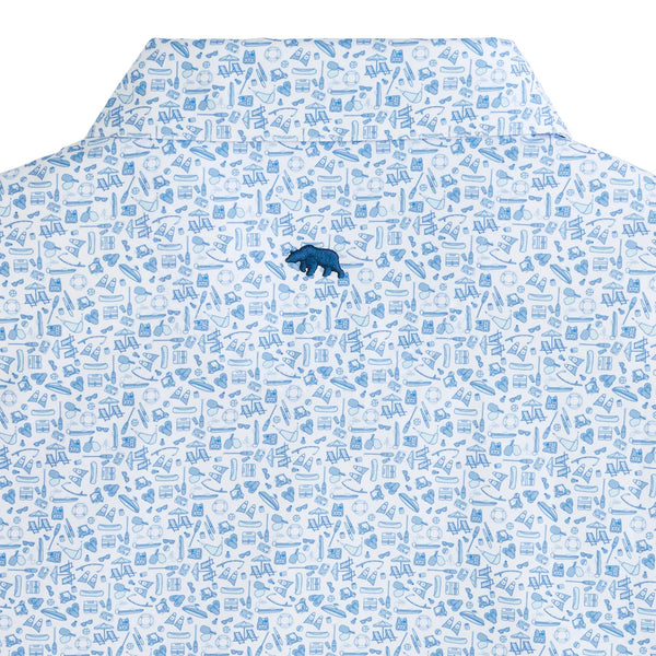 Leisure Printed Performance Polo