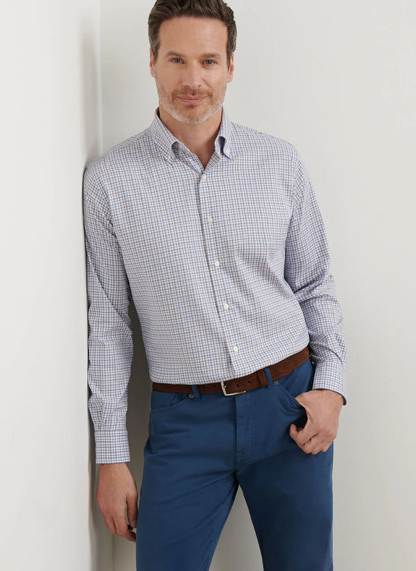 Julian Crown Lite Cotton-Stretch Sport Shirt