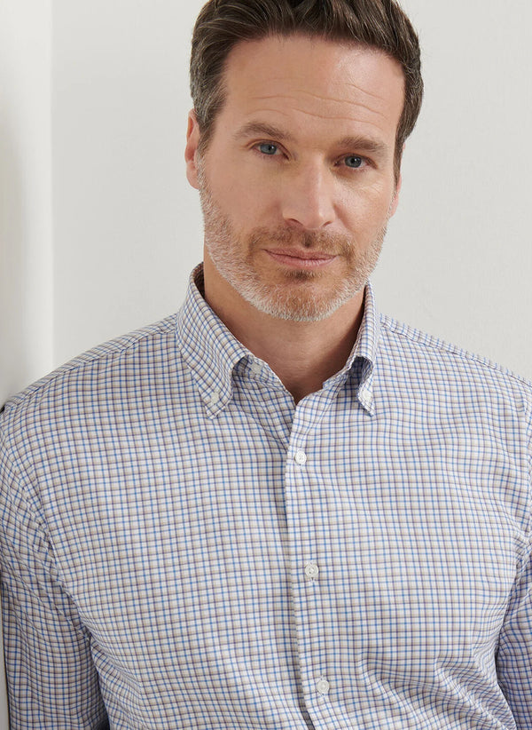 Julian Crown Lite Cotton-Stretch Sport Shirt