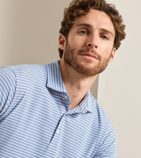 Turner Crown Flex Cotton Short-Sleeve Polo