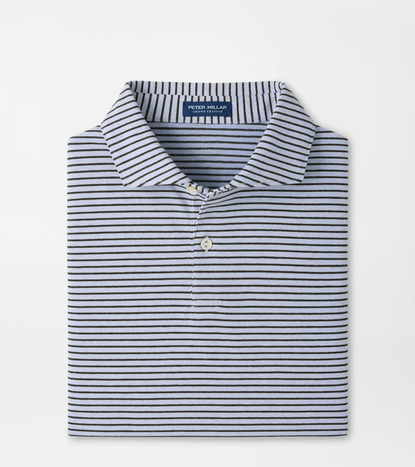 Albatross Stripe Cotton-Blend Piqué Polo
