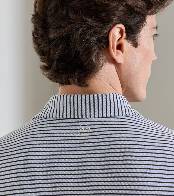 Albatross Stripe Cotton-Blend Piqué Polo