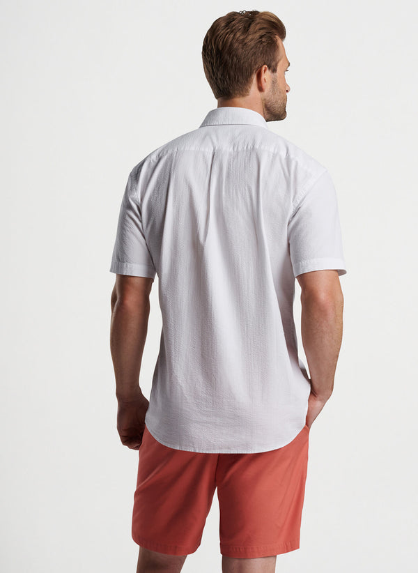 Seaward Seersucker Cotton Sport Shirt