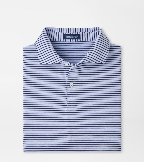 Albatross Stripe Cotton-Blend Piqué Polo