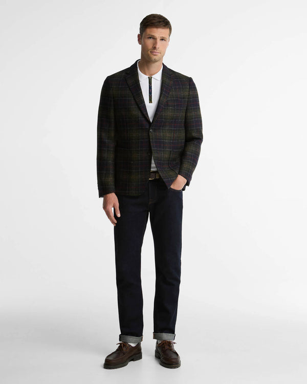 Sanders Moons Tartan Blazer