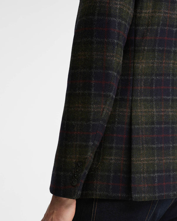 Sanders Moons Tartan Blazer