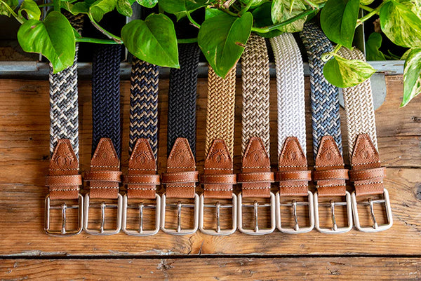 Newport Woven Italian Rayon Elastic Belt