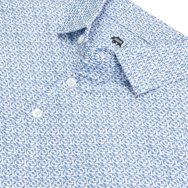 Bevy Printed Performance Polo