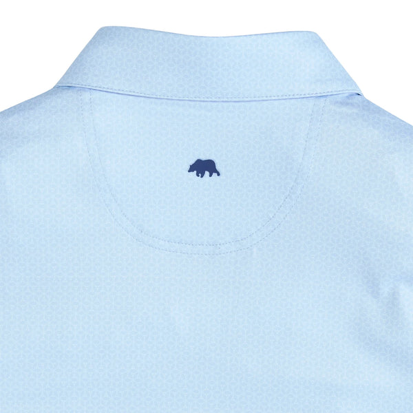Out Of Office Printed Performance Polo
