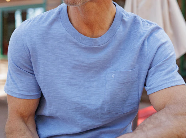Slub Cotton Short Sleeve T-Shirt
