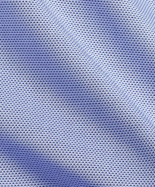 Blue Micro Dobby Dress Shirt