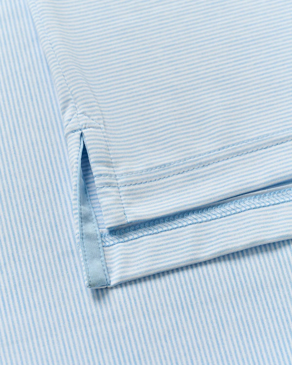Lyndonn Stripe Performance Jersey Polo