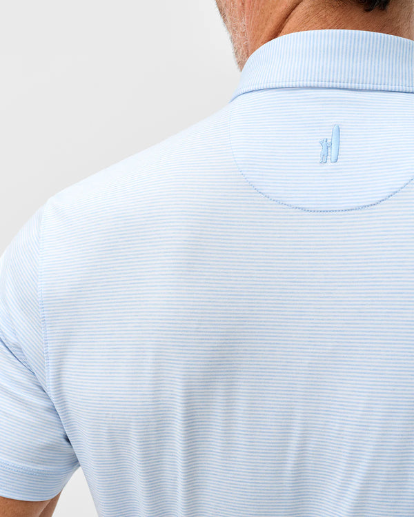 Lyndonn Stripe Performance Jersey Polo