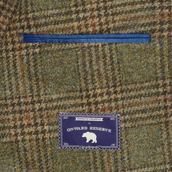 Di Pray Tweed Thyme Plaid Sport Coat