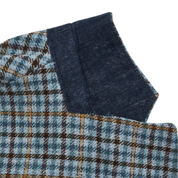 Di Pray Sky/Chocolate Multi Check Sport Coat