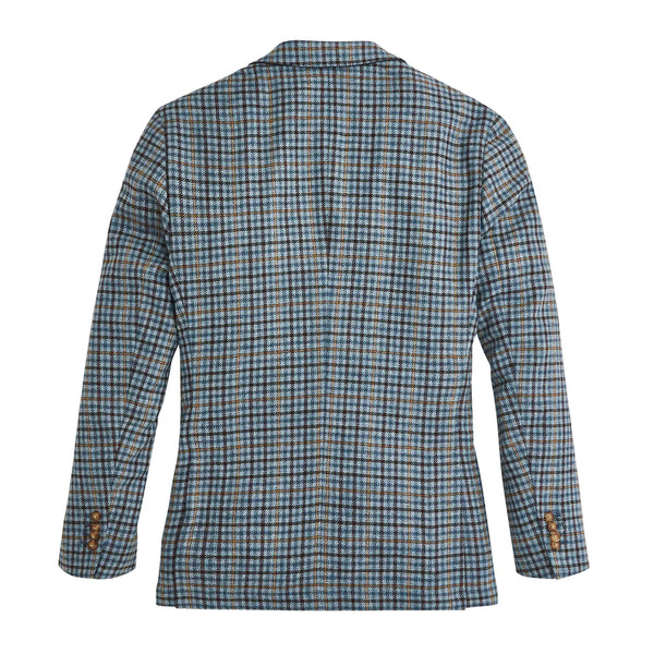 Di Pray Sky/Chocolate Multi Check Sport Coat