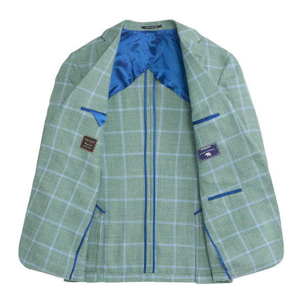 Drago Surf Windowpane Sport Coat