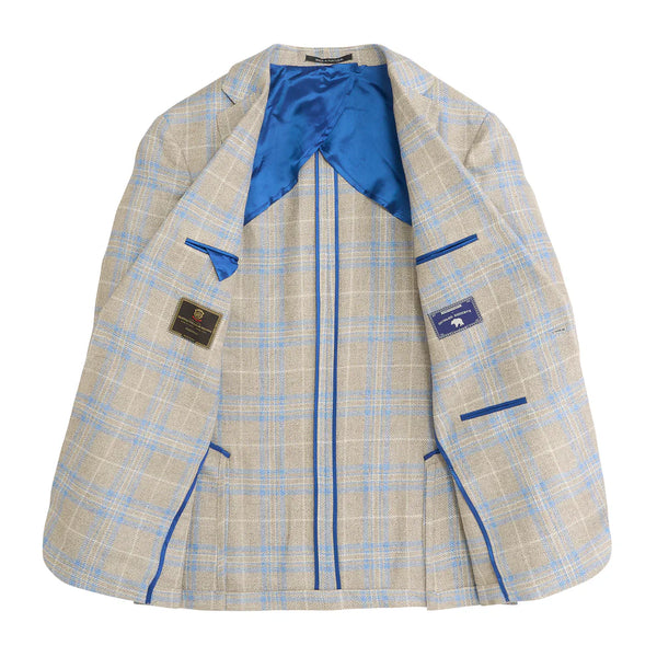 Fratelli Pelican Plaid Sport Coat