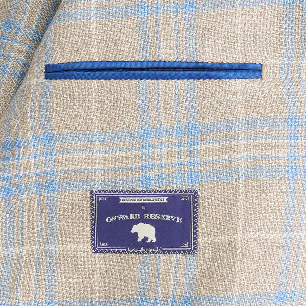 Fratelli Pelican Plaid Sport Coat